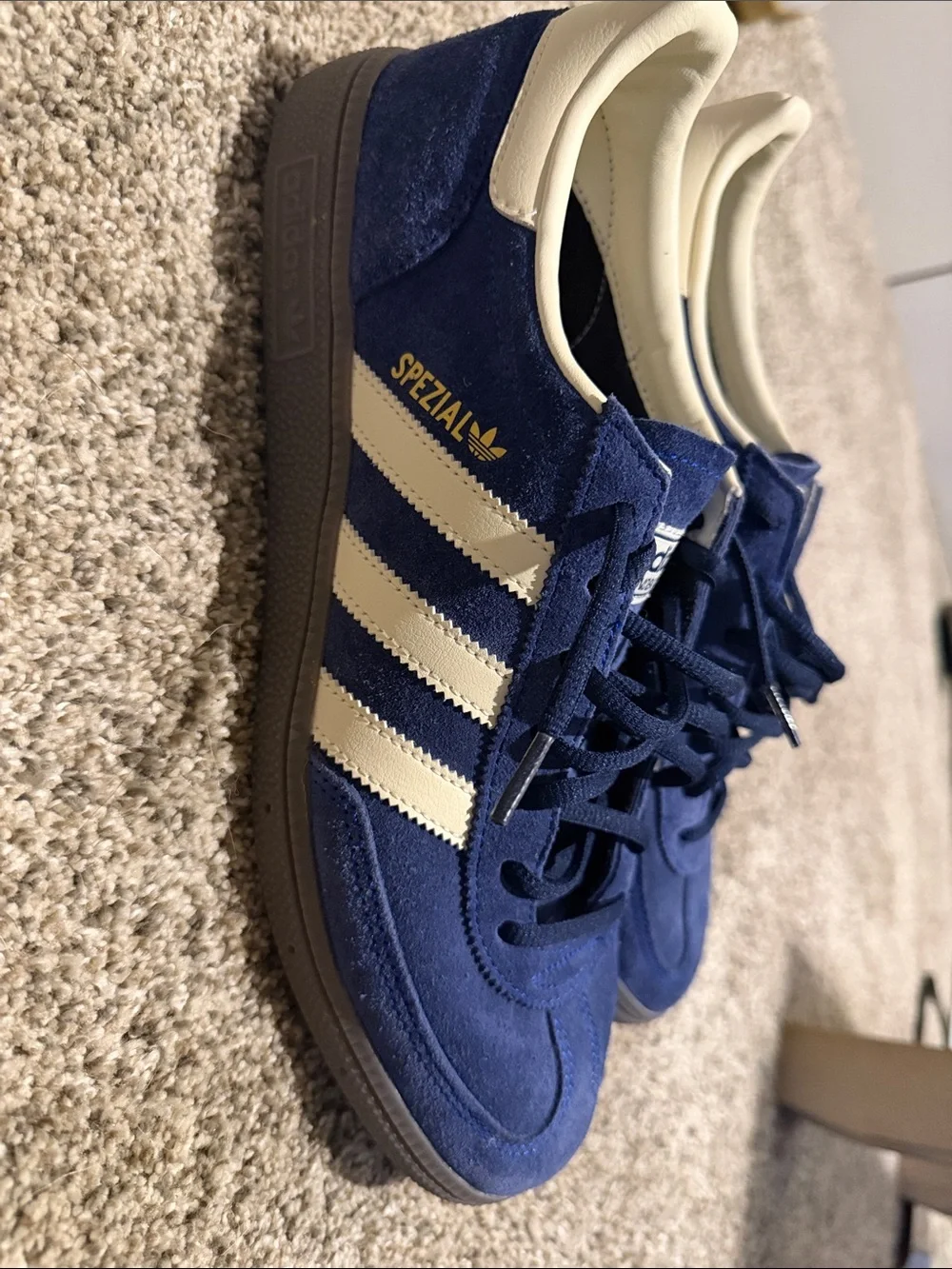Adidas Handball Spezial Navy Blue Suede Sneakers Men’s (no box)